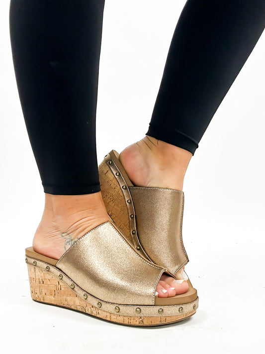 Corky's Bronze Hissy Fit Wedges