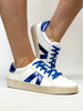 Corky's White Blue Friend Zone Sneakers