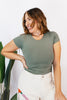 Flex Fit Top in Olive - Reg/Curvy