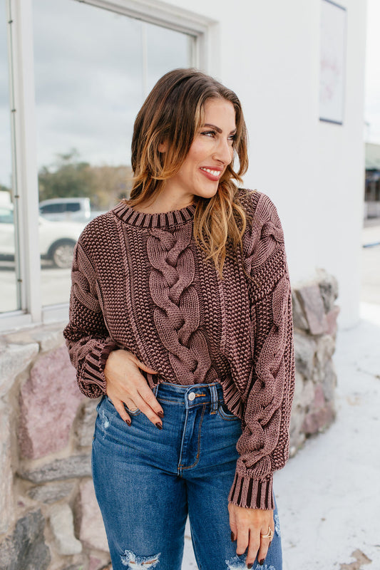 Chocolate Twist Sweater