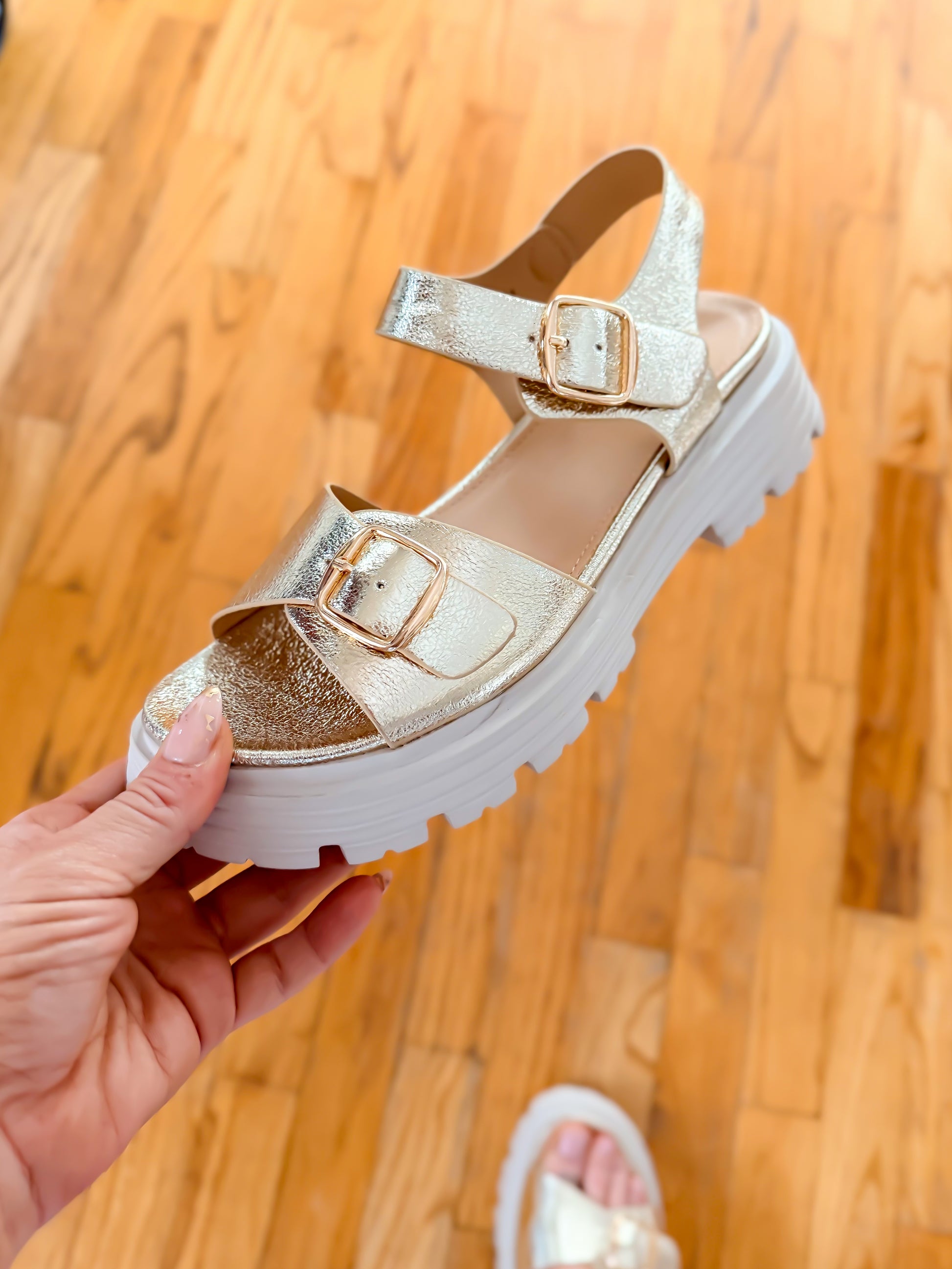 Corky's Gold That's Just Me Sandals