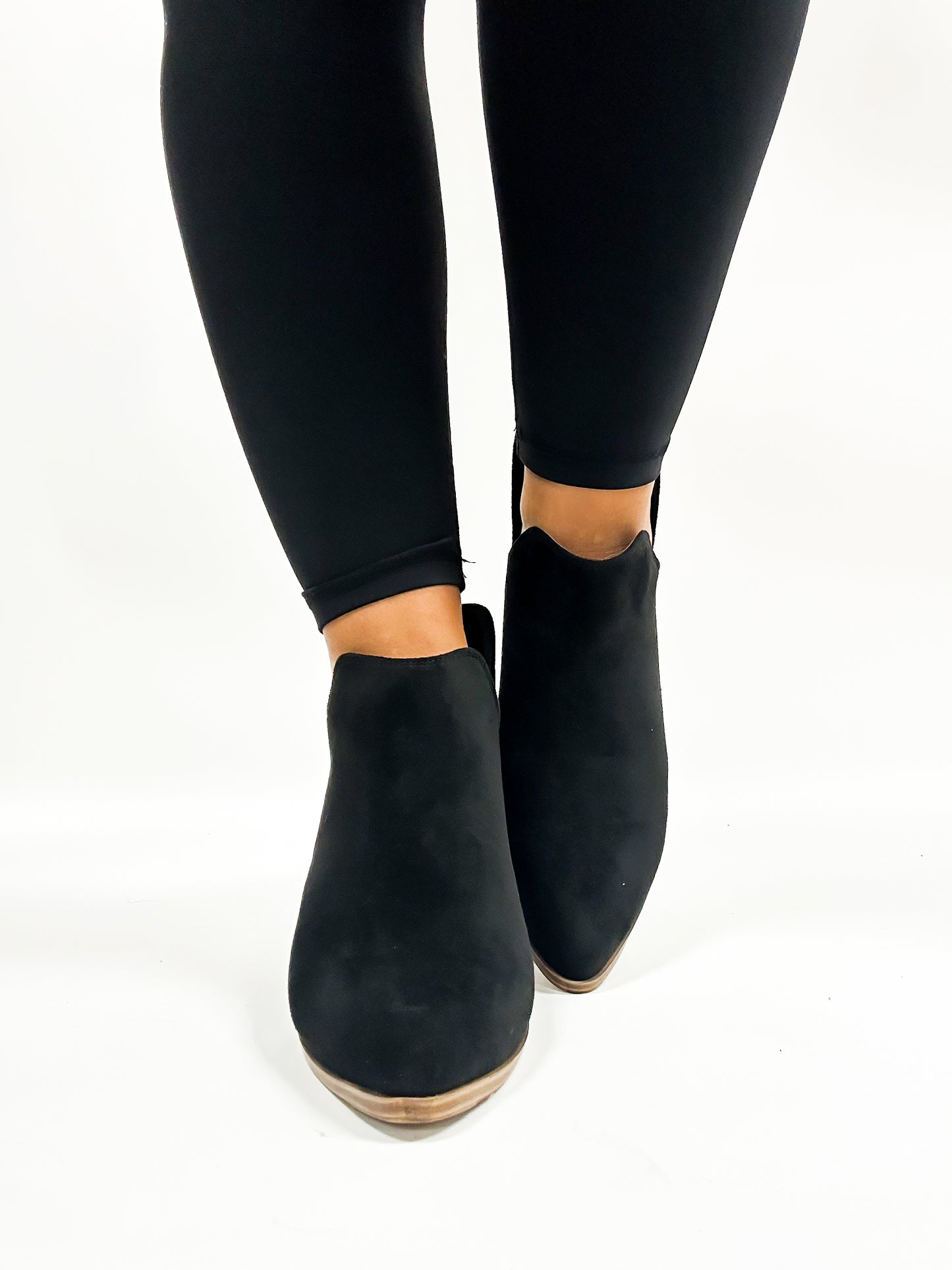 Corky's Black Faux Suede Sassy Pants Boots