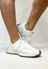 Corky's White No Prob Sneakers