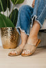 Corky's Gold Just Meshin With Ya Sandals