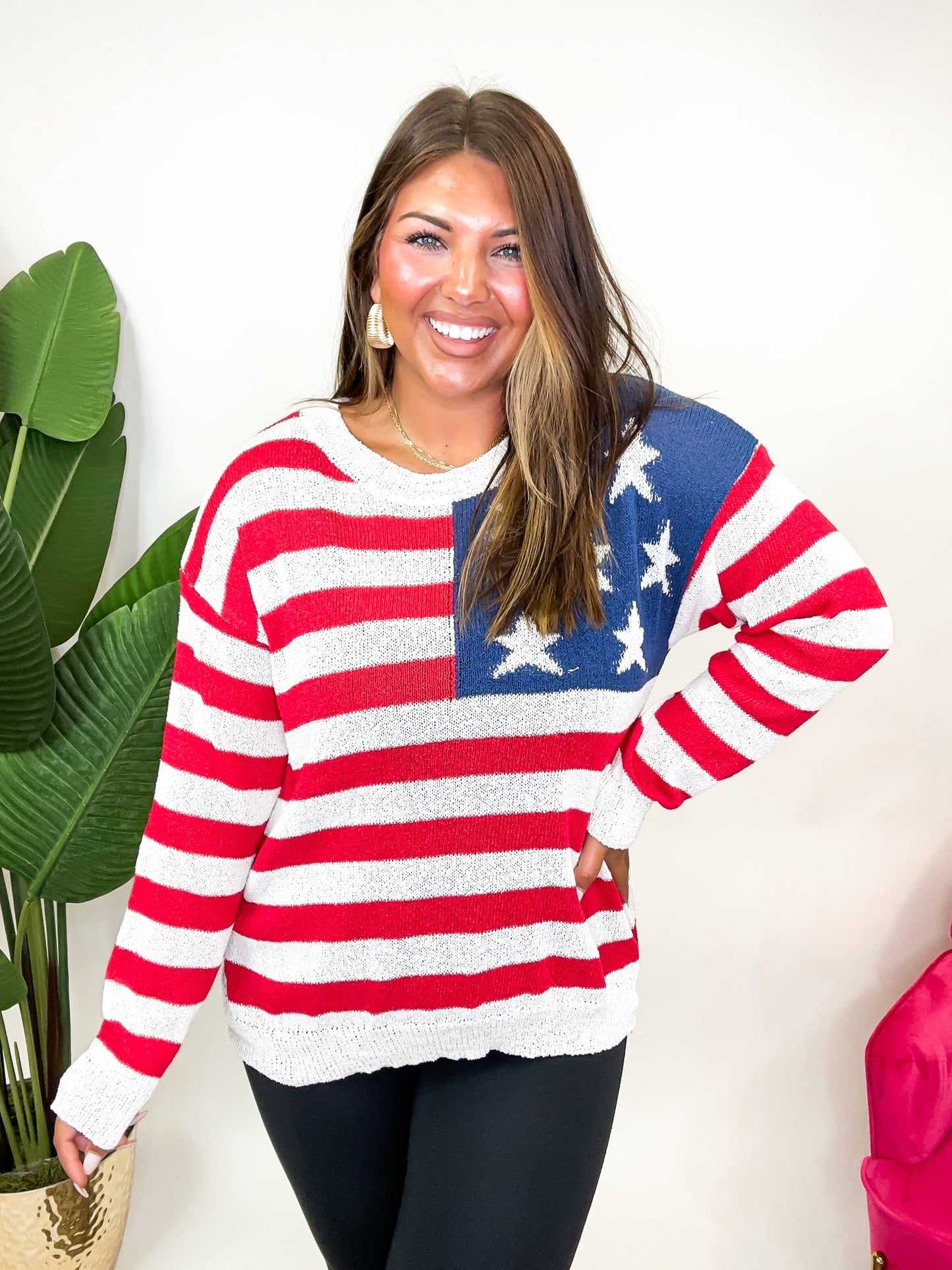 Star Spangled Sweater - Reg/Curvy FINAL SALE