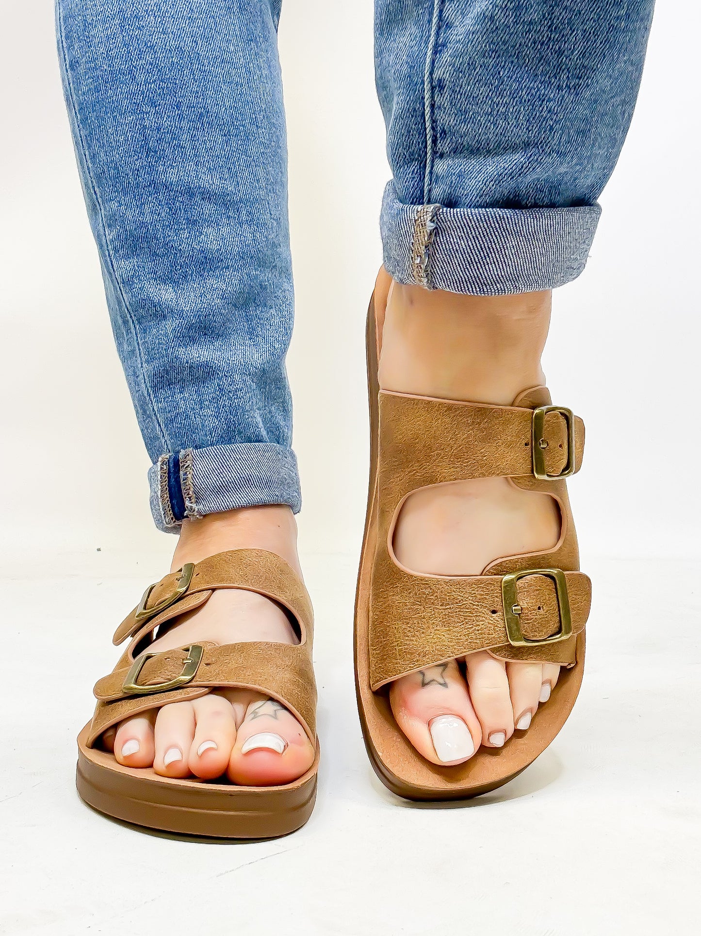 Corky's Taupe Let's Be Real Sandals