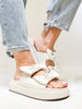 Corky's Ivory Lil Bit Knotty Sandals