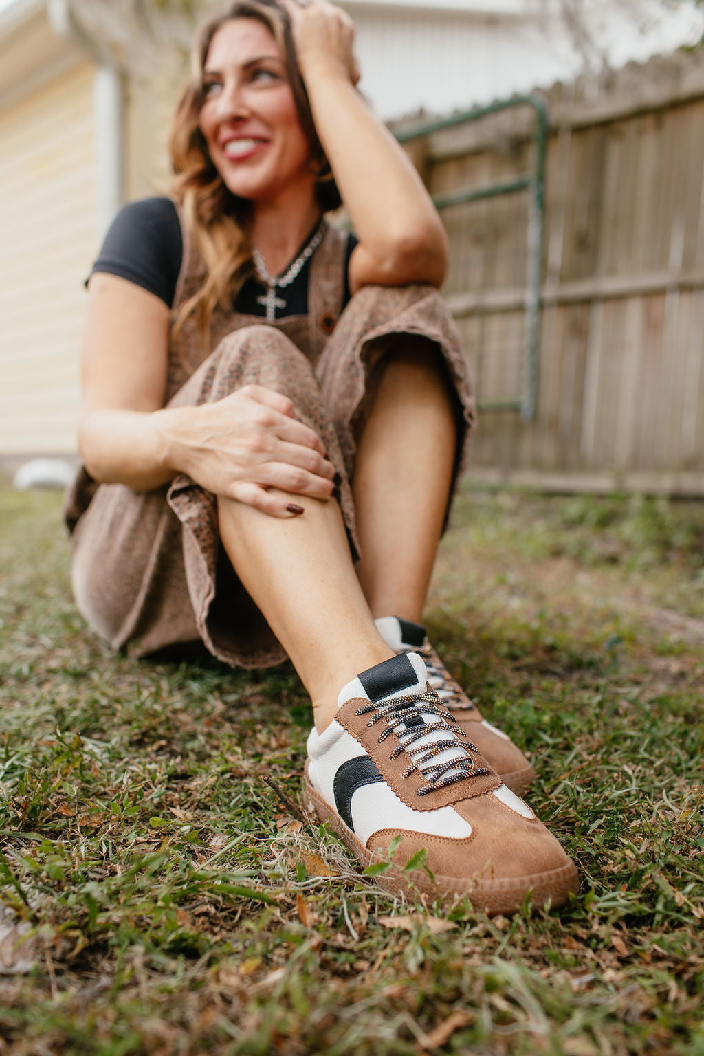 Corky's Tan Combo Spoiler Alert Sneakers