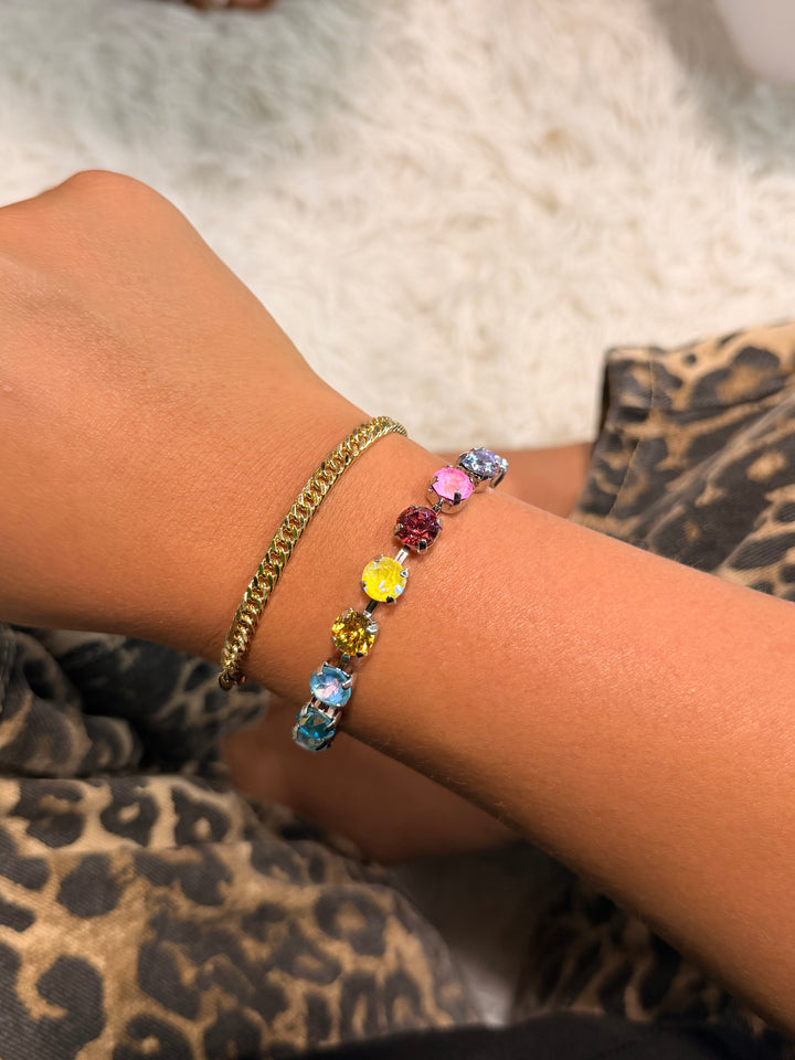 Finishing Touch Bracelet in Silver Regular Multi Mix
