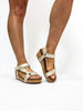 Corky's Gold Wash Metallic Don't Tempt Me Sandals