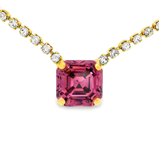 Tova Rhys Square Necklace in Gold Iris - FINAL SALE