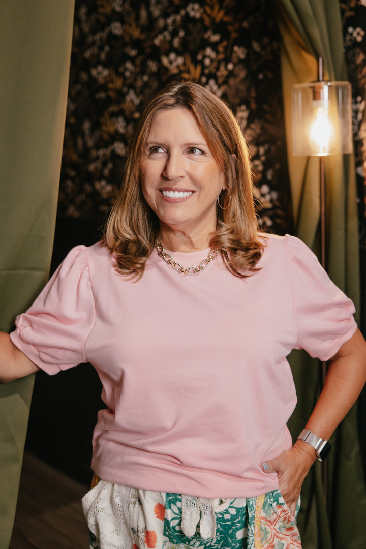 Better Together Top In Light Pink - Reg & Curvy