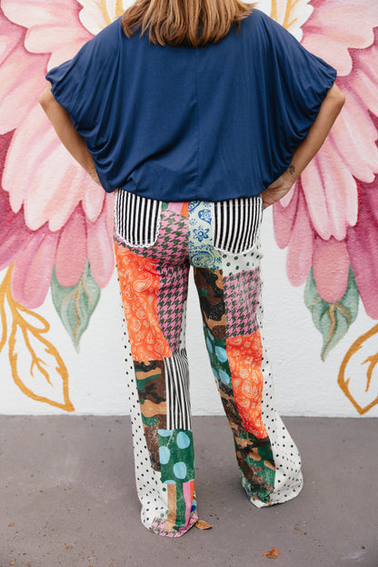 Camo Patchwork Denim