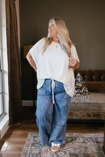 Easygoing Denim Pants