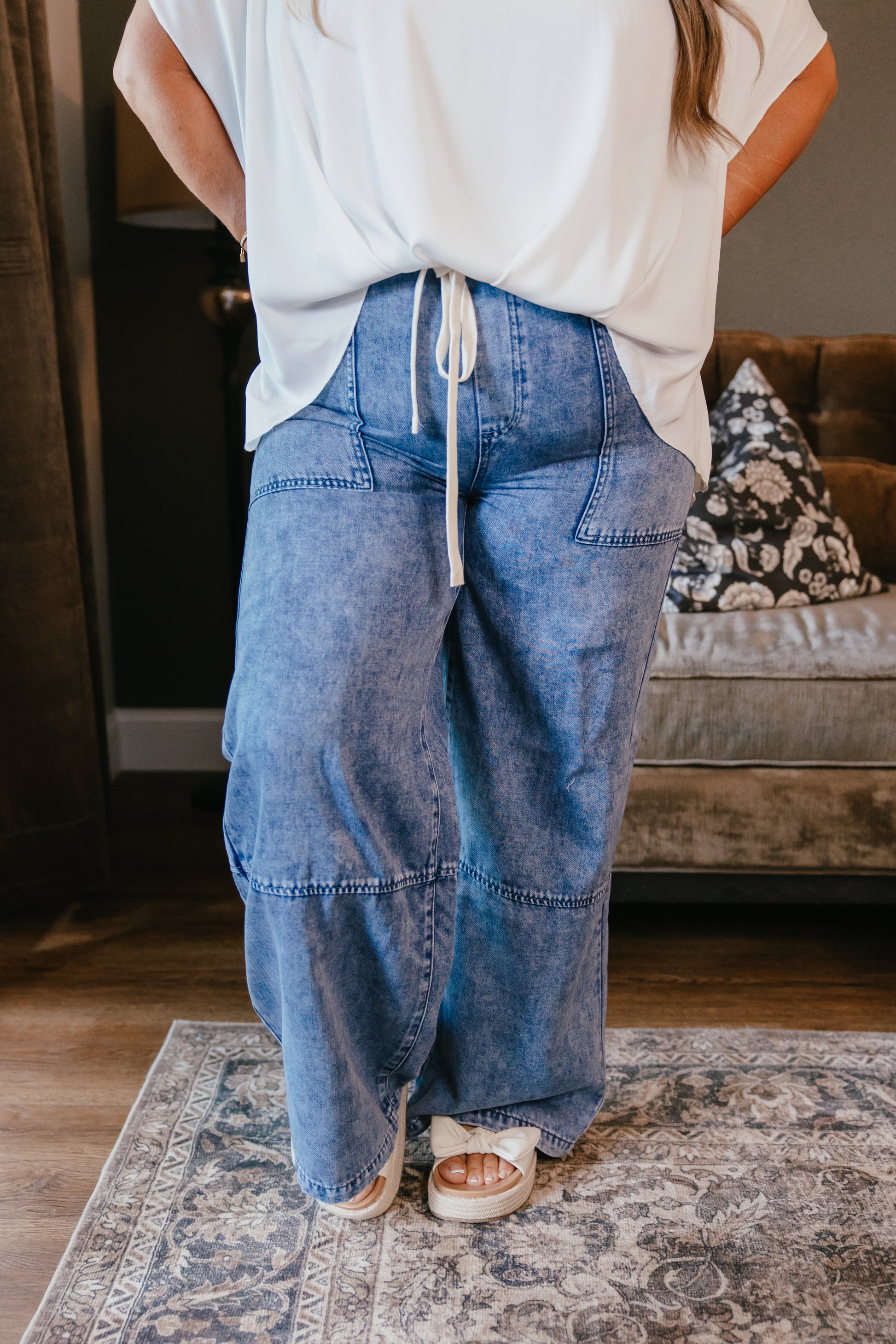 Easygoing Denim Pants