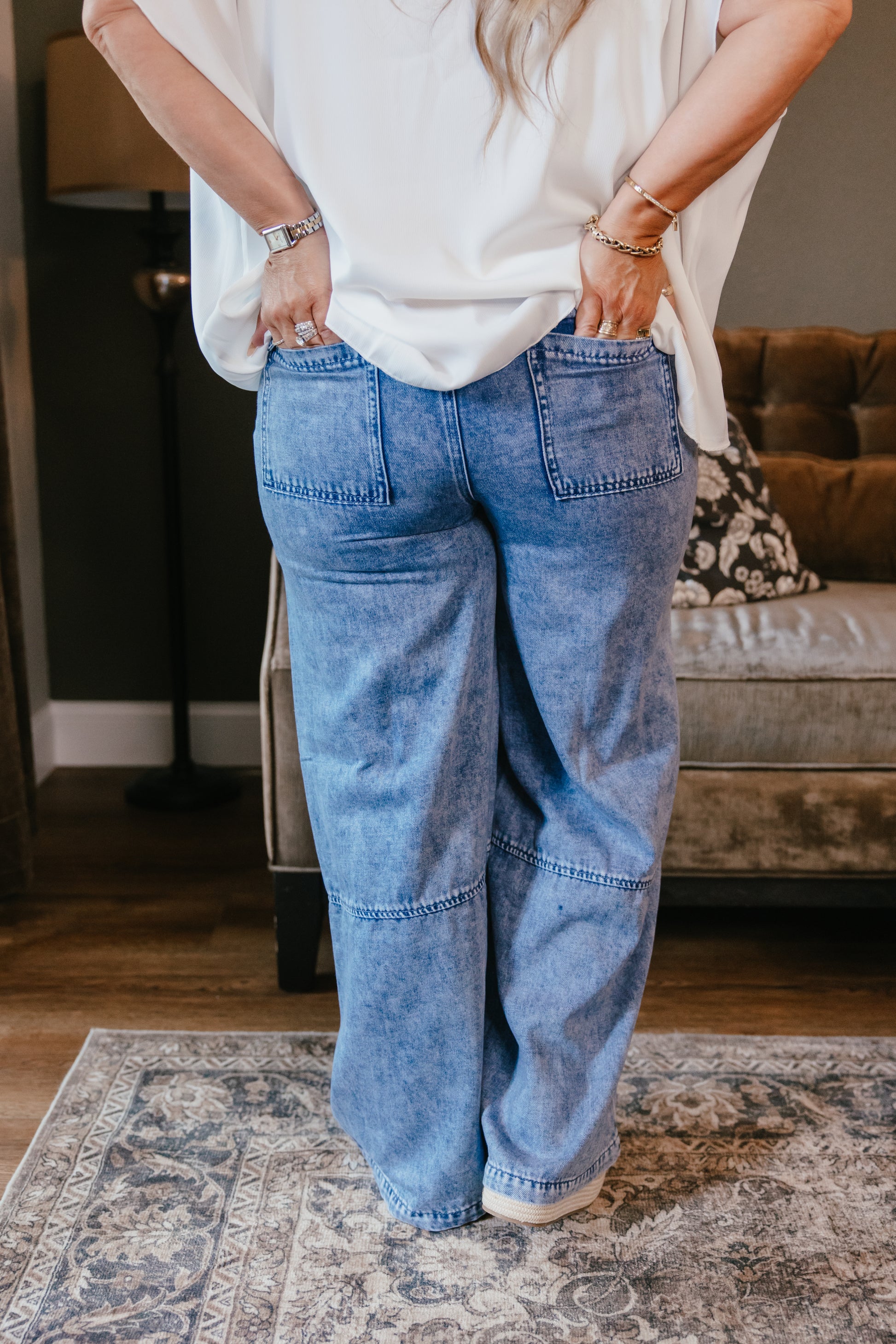 Easygoing Denim Pants