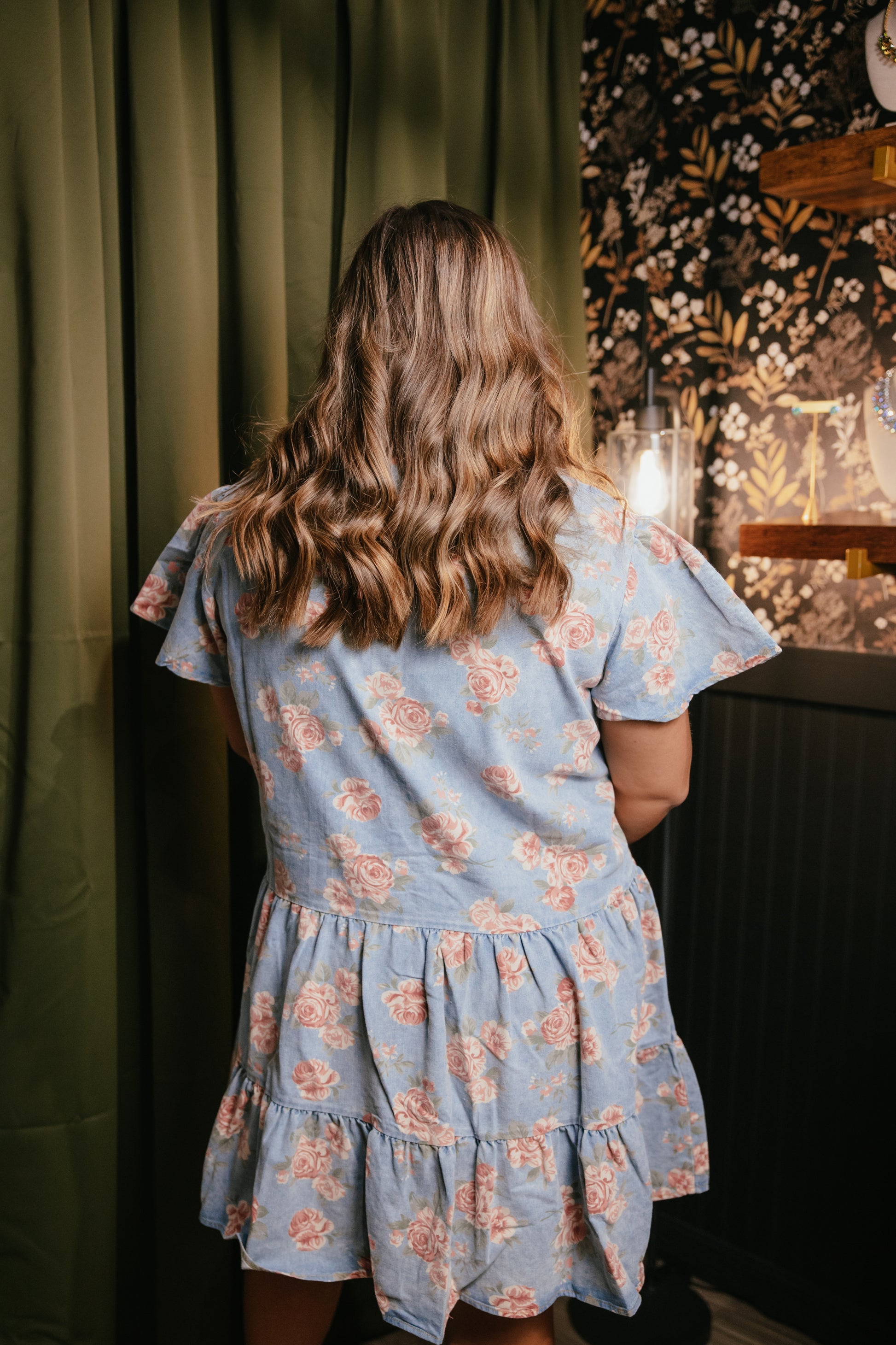 Bluebell Roses Dress - Reg & Curvy