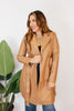 The Timeless Tie-Waist Trench Coat In Camel