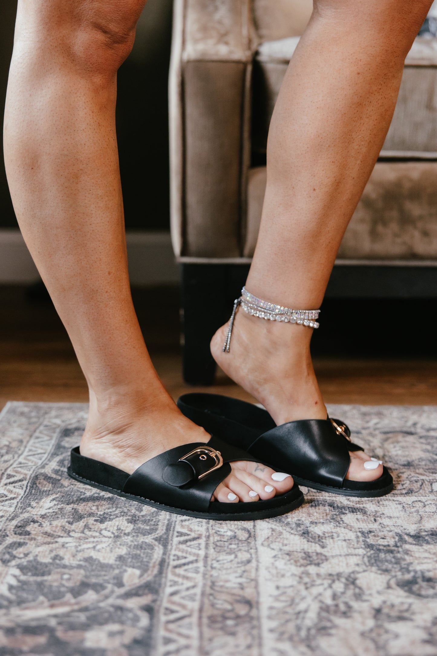 Corky's Black Passport Sandals