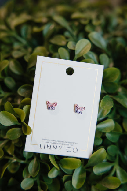 Bindi Butterfly Stud Earrings