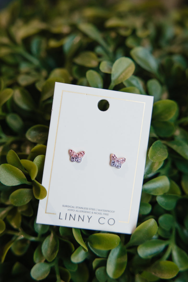 Bindi Butterfly Stud Earrings