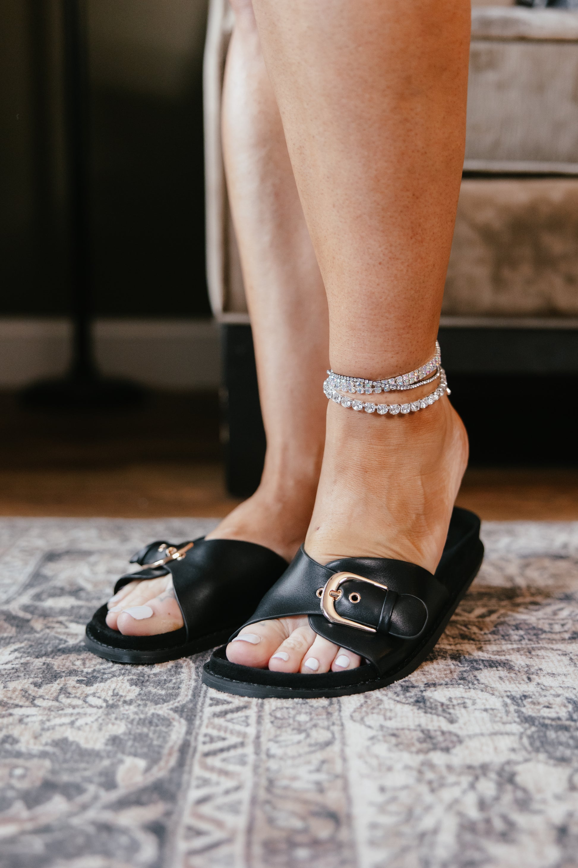 Corky's Black Passport Sandals