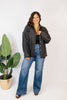 Edge of Dusk Shacket in Black