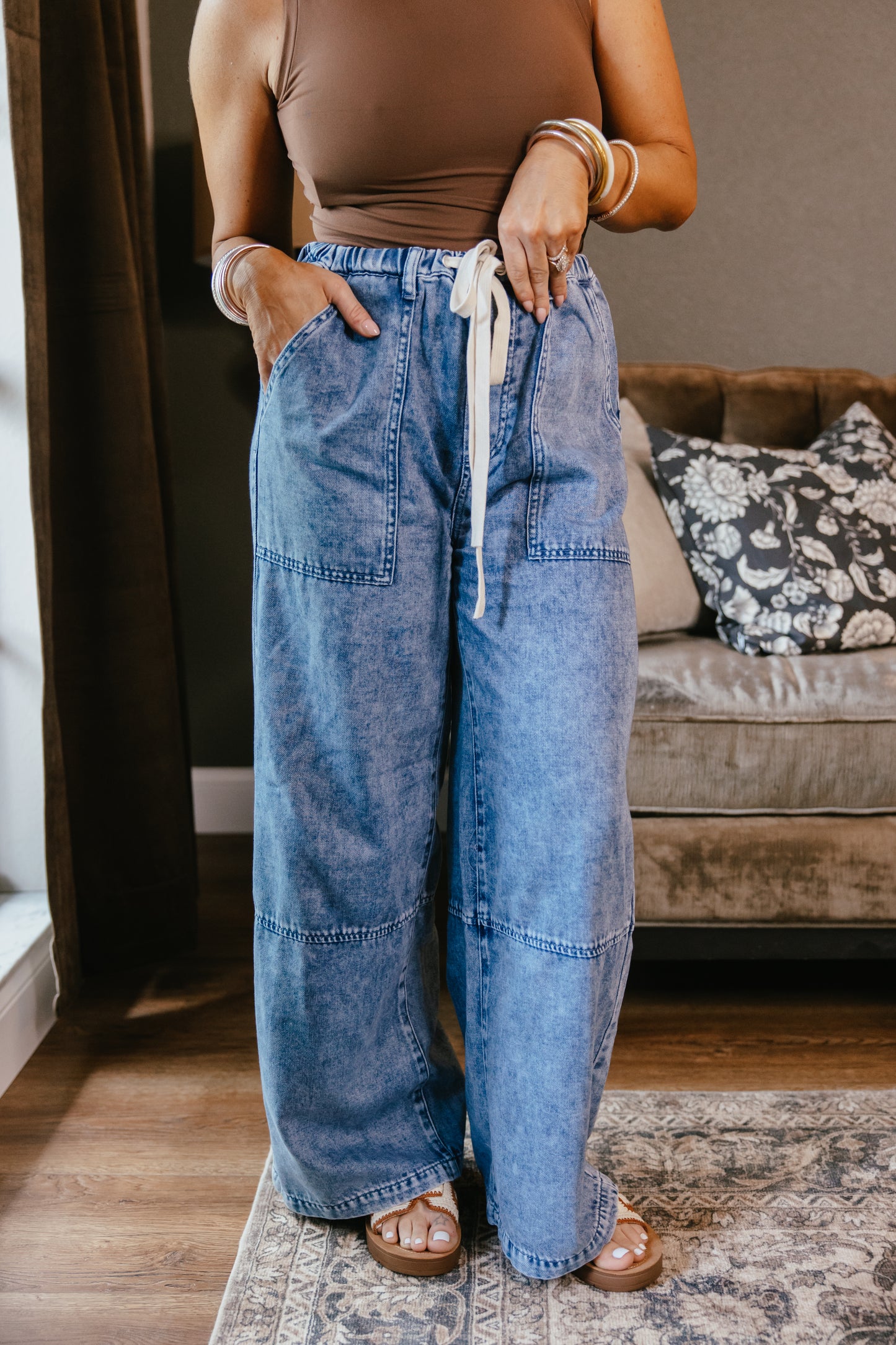 Easygoing Denim Pants