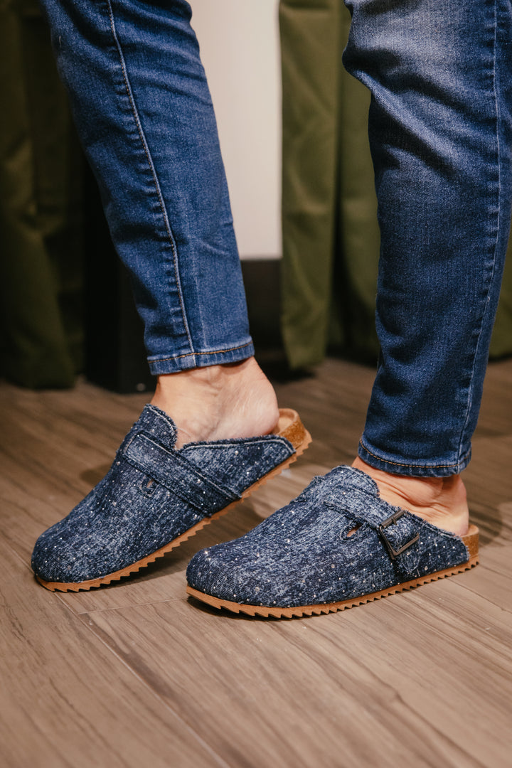 Very G Navy Basket Bling Shoes