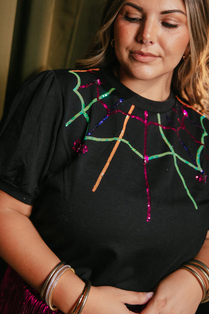 Caught In The Web Top - Reg & Curvy