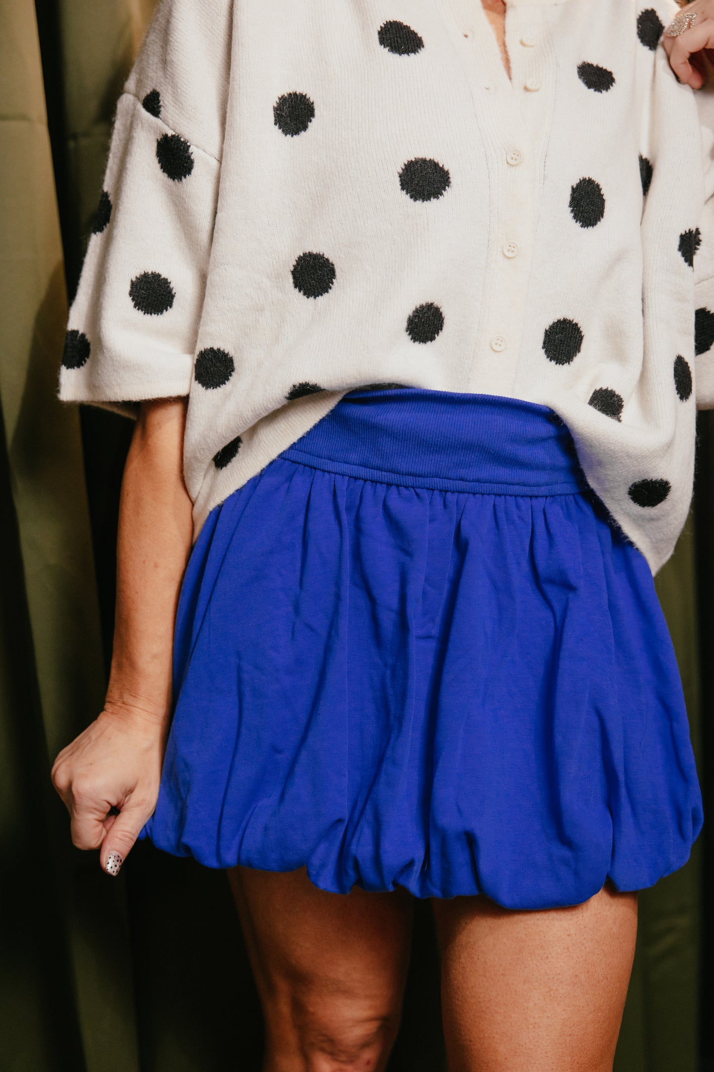 In My Bubble Skirt In Cobalt
