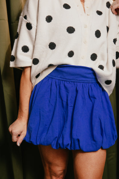 In My Bubble Skirt In Cobalt