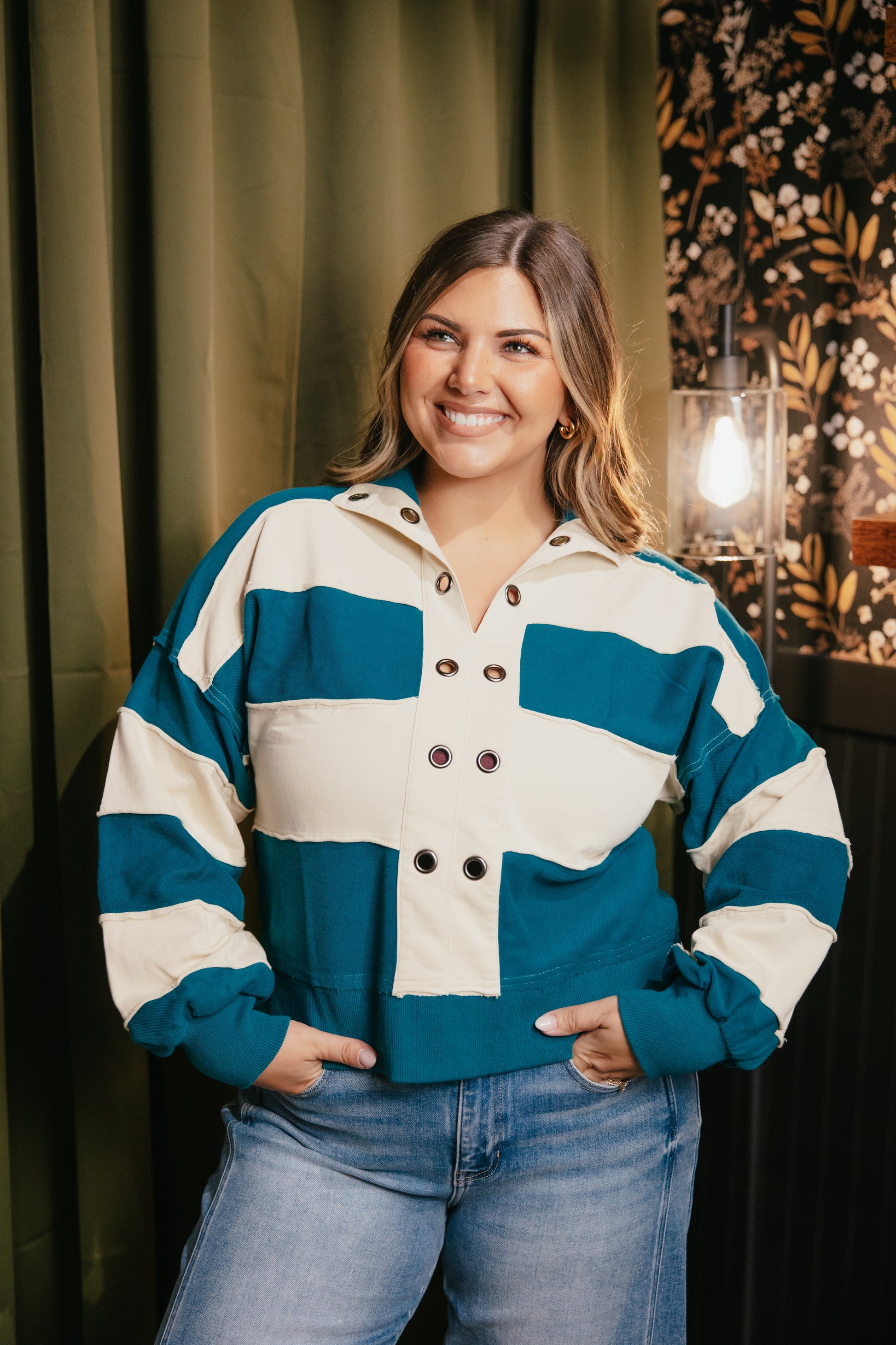 Teal Me More Pullover