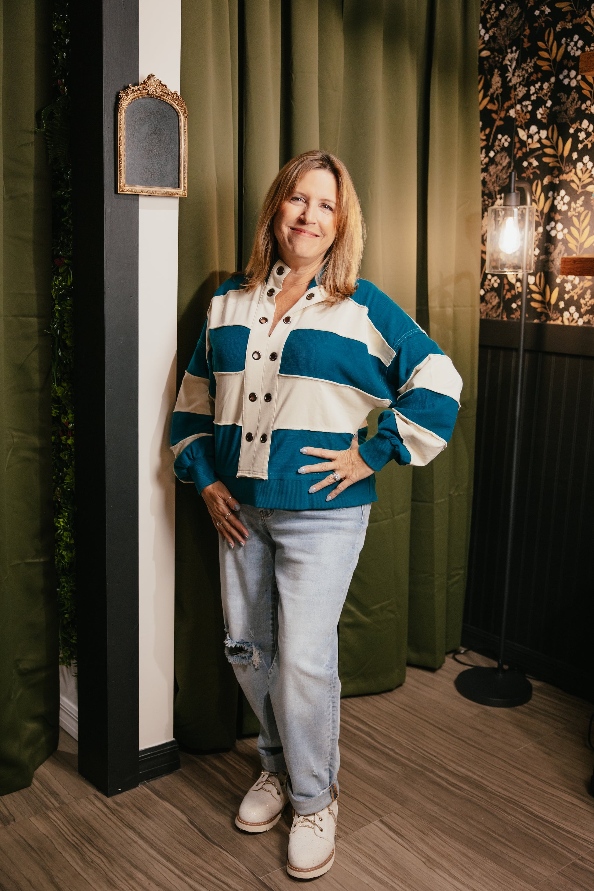 Teal Me More Pullover