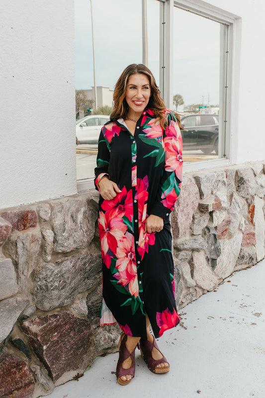 Effortless Drama Maxi Dress