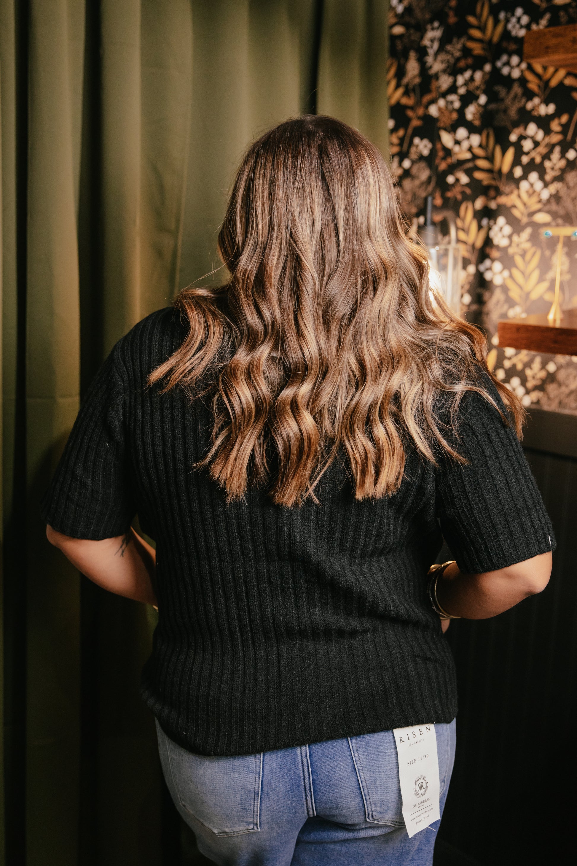 Uptown Knit Top In Black - Reg & Curvy