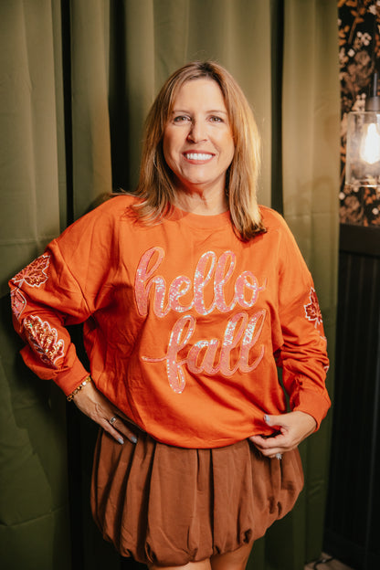 Hello Fall Pullover - Reg & Curvy