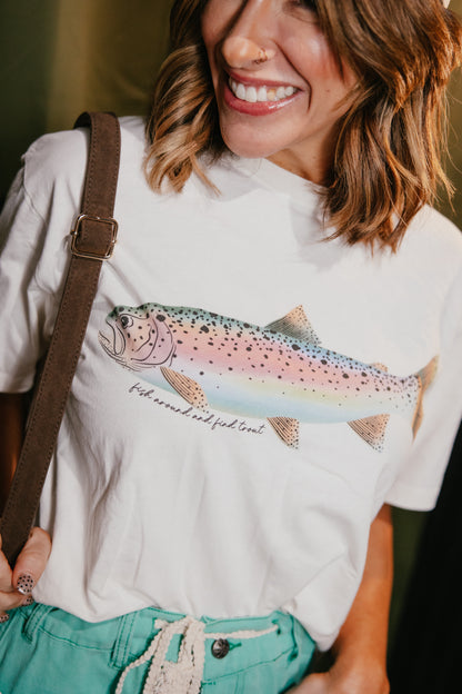 Rainbow Trout Crop Tee