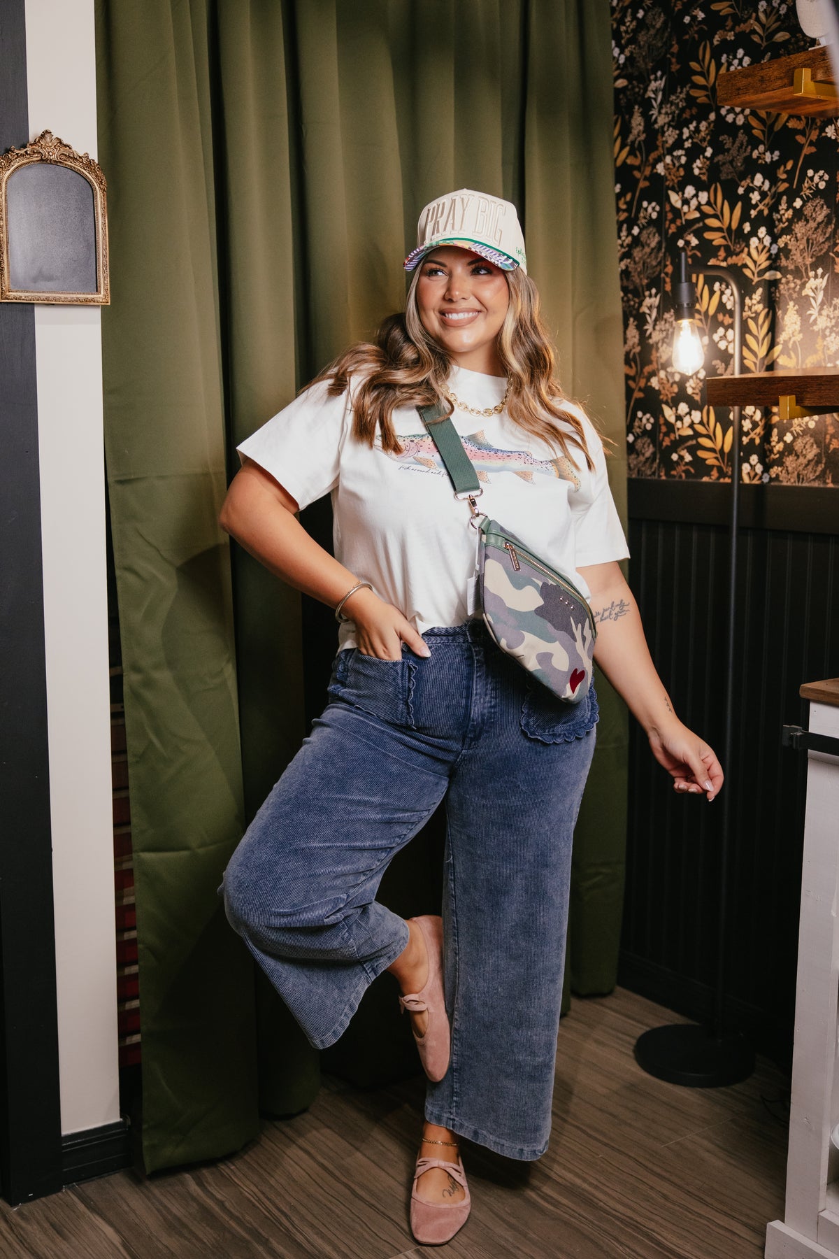 Rainbow Trout Crop Tee
