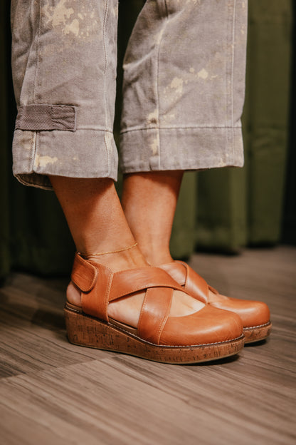 Corky's Cognac Bring It In Sandals