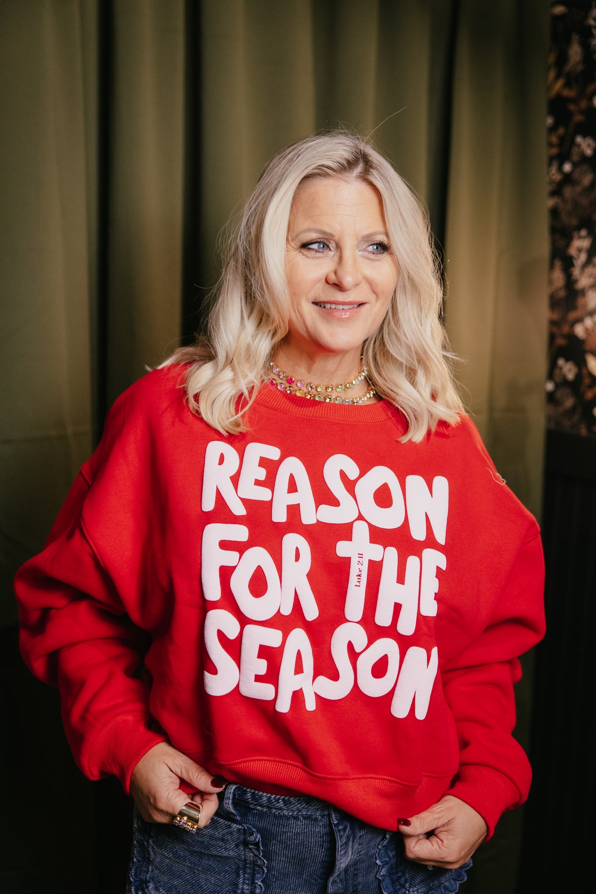 Reason For The Season Crop Sweatshirt