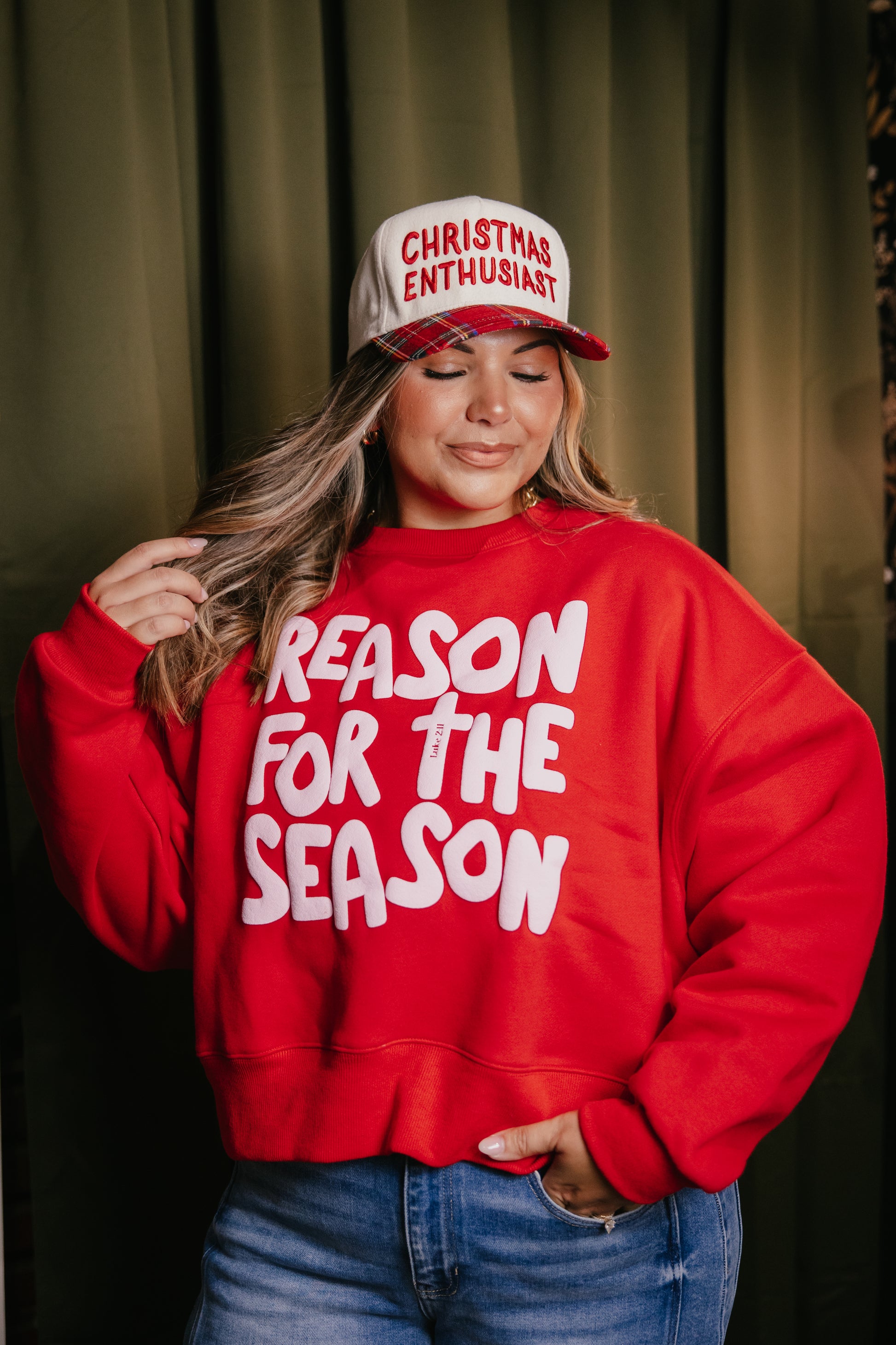 Reason For The Season Crop Sweatshirt