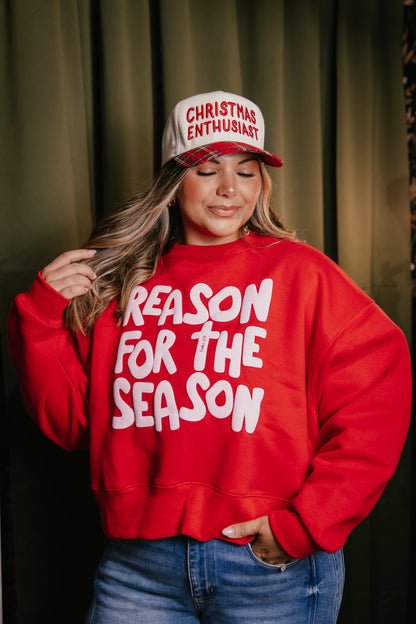 Reason For The Season Crop Sweatshirt
