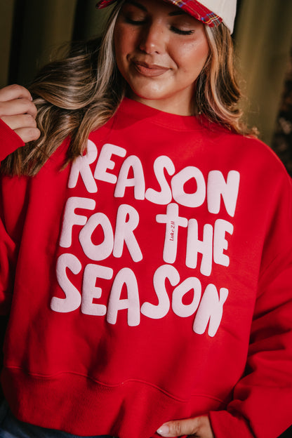 Reason For The Season Crop Sweatshirt