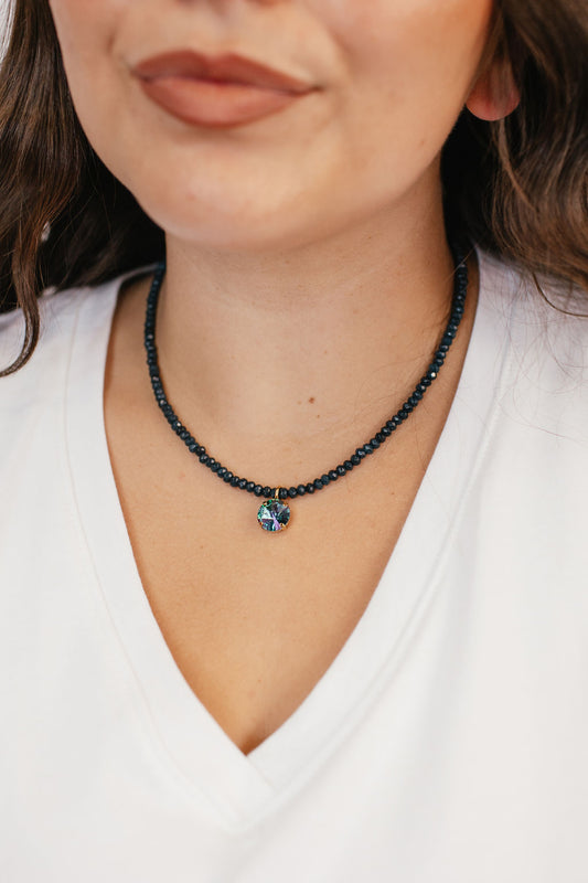 Tova Paige Necklace in Blue - FINAL SALE
