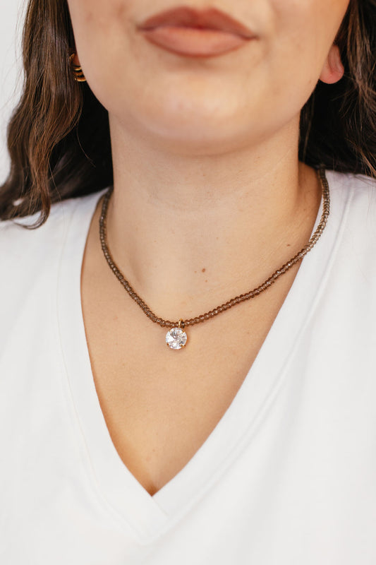Tova Paige Necklace in Smoky - FINAL SALE