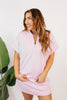 Street Sport Quarter Zip Top In Blossom - Reg & Curvy