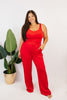 Game On Red Racer Crop Top