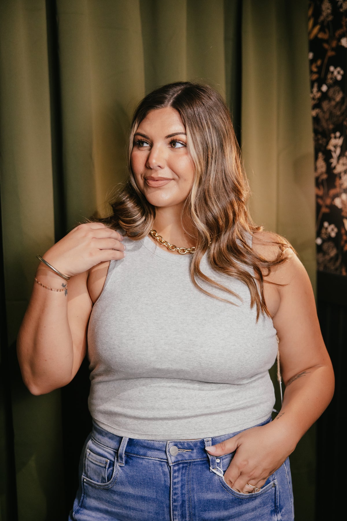 Everyday Energy Tank Top In Heather Grey