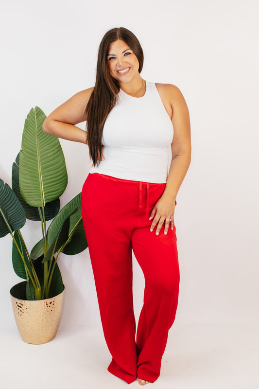 Second Skin White Racerback Tank - Reg & Curvy